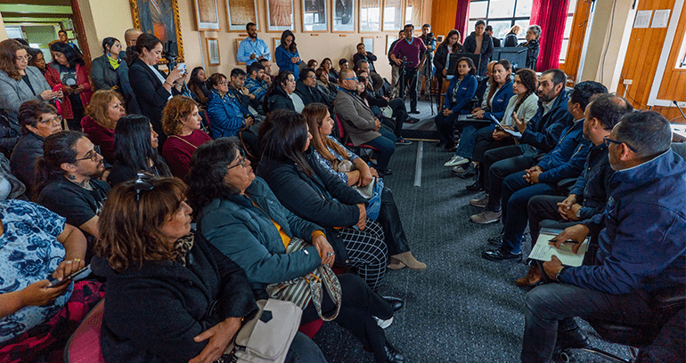 Ministerio de Economía y BancoEstado presentan apoyos a comercios de Ancud afectados por incendio